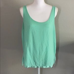 EXPRESS Tiffany Blue tank top